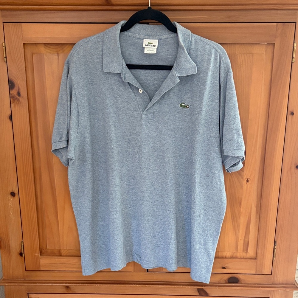 Lacoste Men's Polo Shirt in Heather blue